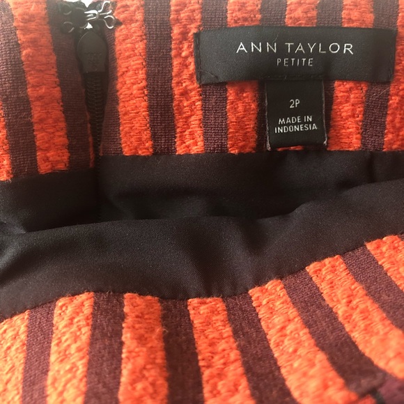 Ann Taylor Multicolored Geometric A-line Mini Skirt - Picture 3 of 6